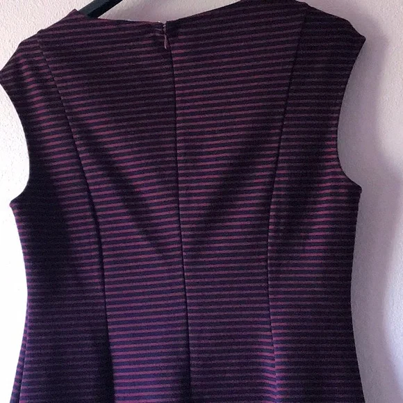 Gap navy red stripe sleeveless dress size 12 - Picture 6 of 7